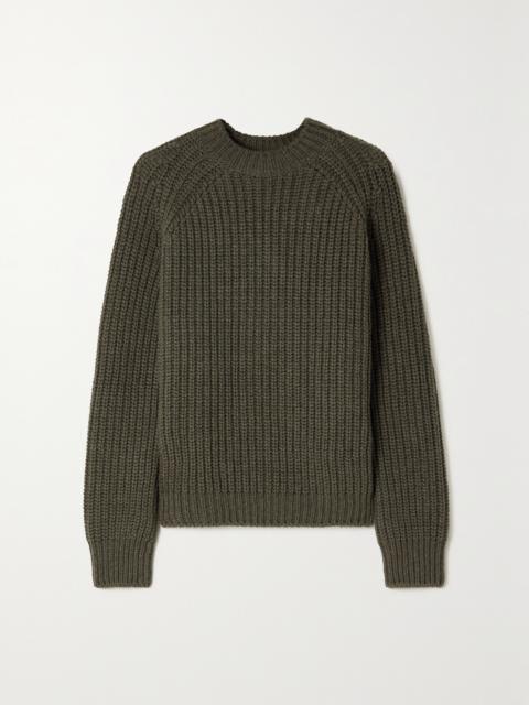 Loro Piana Davenport Ribbed Cashmere Sweater
