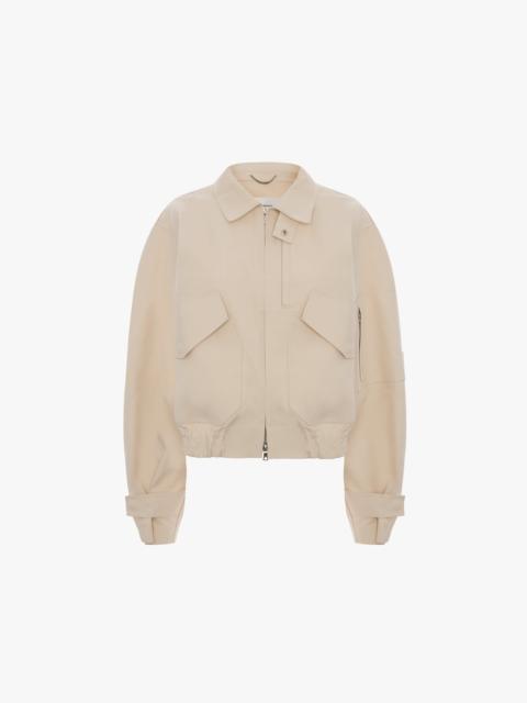 Victoria Beckham Victoria Beckham X Mackintosh Bomber Jacket In Putty