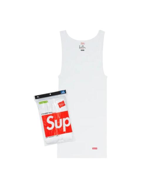 Supreme Supreme Hanes Tagless Tank Tops (3 Pack) 'White' SS23A41-WHITE