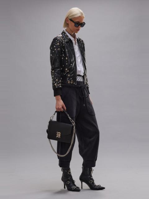 DECONSTRUCTED CROPPED SWEATPANT