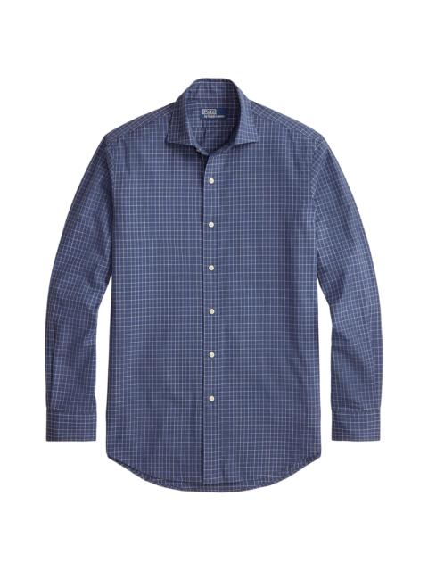 Polo Ralph Lauren Men's Grid Cotton Poplin Shirt - Navy Blue Multi