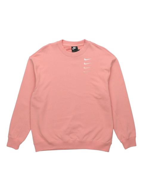 Nike Nike Swoosh Gradient Pullover Round Neck Pink DA3193-618