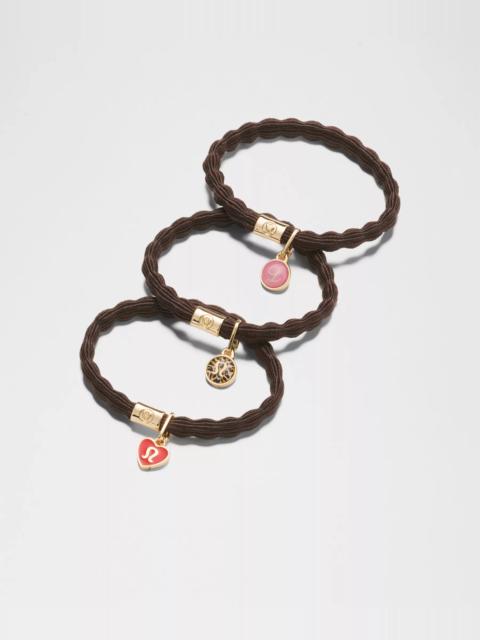 lululemon Charm Hair Ties *3 Pack