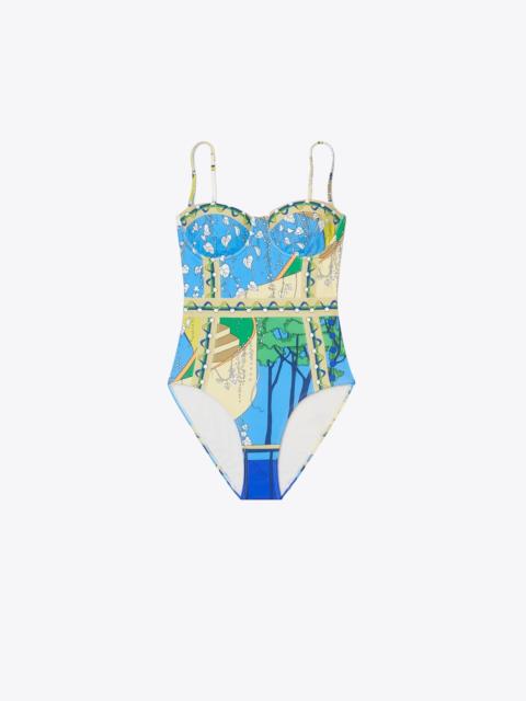 TORY BURCH Printed Swimsuit
