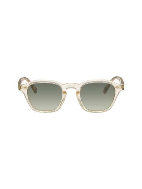 Oliver Peoples Gold Eyles Sunglasses