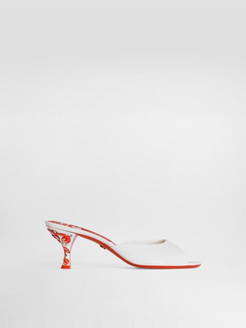 Dolce & Gabbana Mules in patent leather