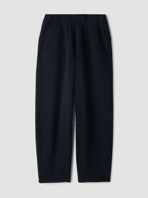 EILEEN FISHER Garment-Dyed Organic Cotton Terry Arch Pant