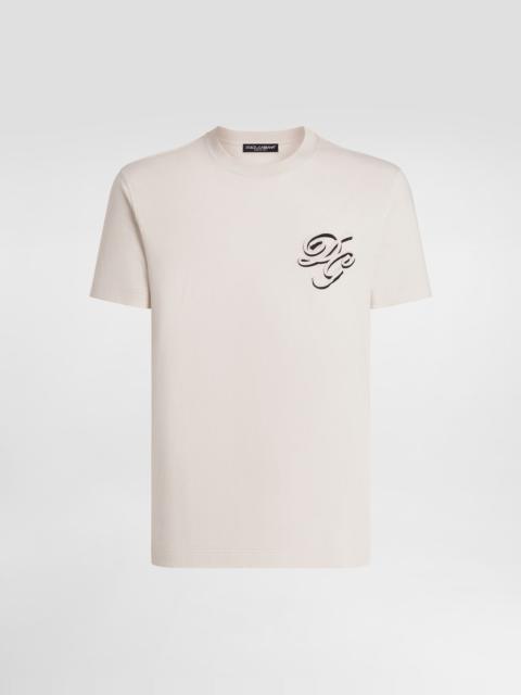 Dolce & Gabbana Cotton t-shirt with embroidery