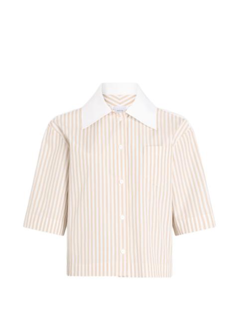 PATOU striped short-sleeved shirt