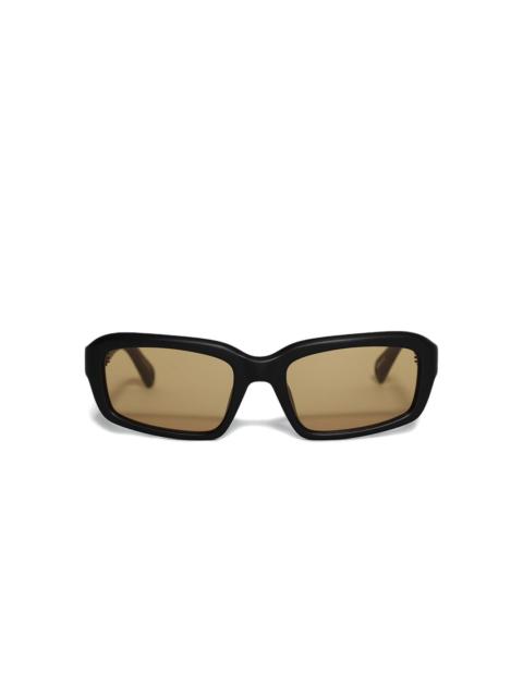 LINDA FARROW x Jacquemus rectangle-frame sunglasses