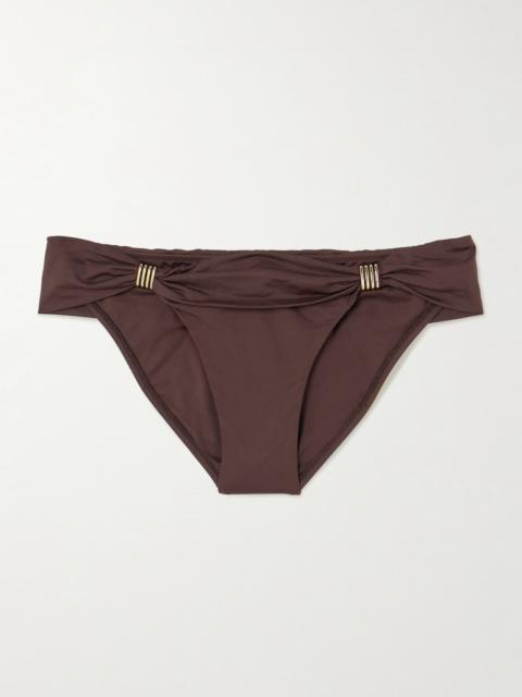 MELISSA ODABASH Grenada Embellished Bikini Briefs