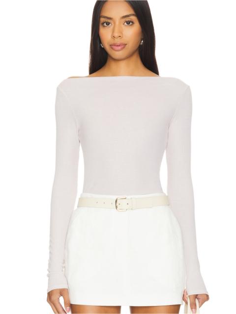 Enza Costa Silk Knit Boat Neck