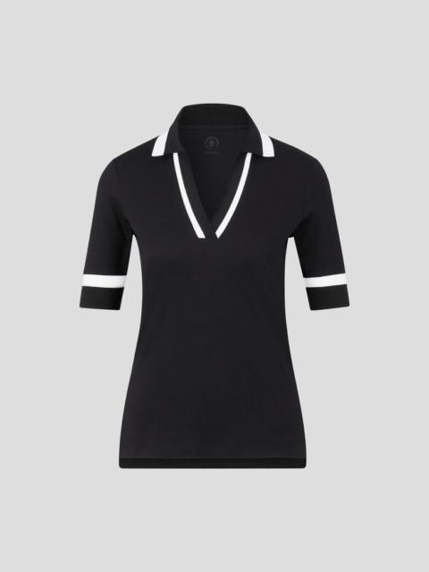 BOGNER Elonie Functional polo shirt in Black