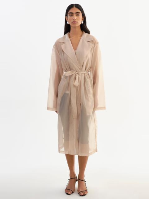 LAMARQUE TALISE | Sheer Organza Trench Coat