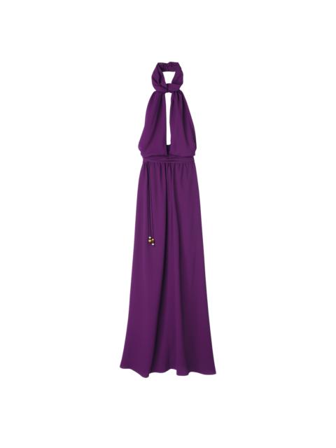 Long dress Violet - Crepe