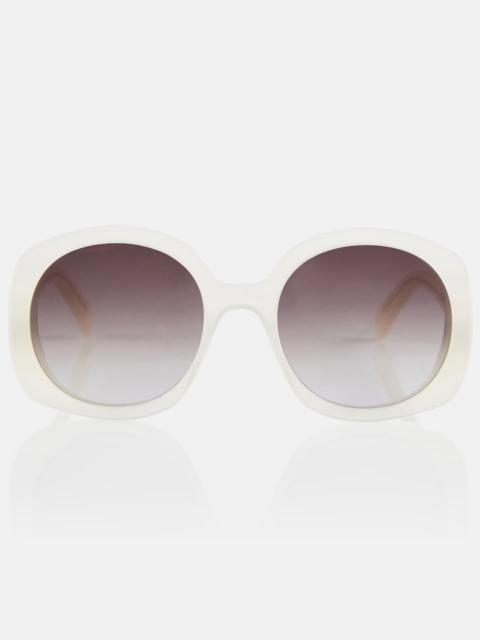 Bold round sunglasses