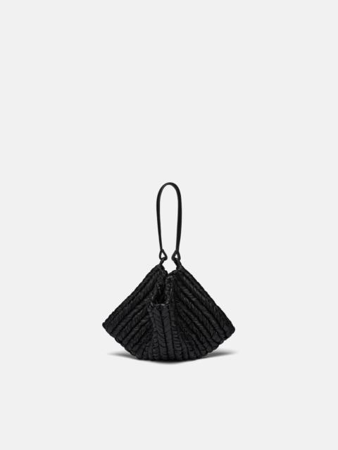 Nanushka THE SQUARE BAG - Knitted leather tote bag - Black