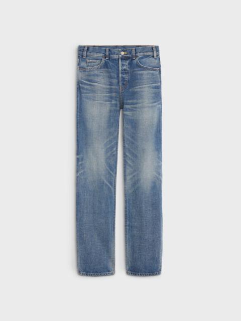 CELINE REGULAR JEANS IN UNION WASH DENIM