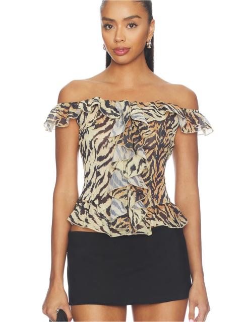 LIONESS Timeless Ruffle Top
