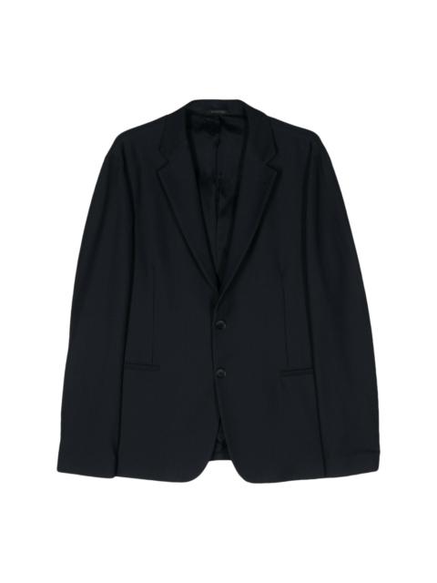 GIORGIO ARMANI single-breasted piquÃ© blazer