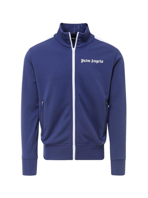 Palm Angels Striped Sleeve Track Jacket "Navy Blue / White" PMBD001R21FAB0014601