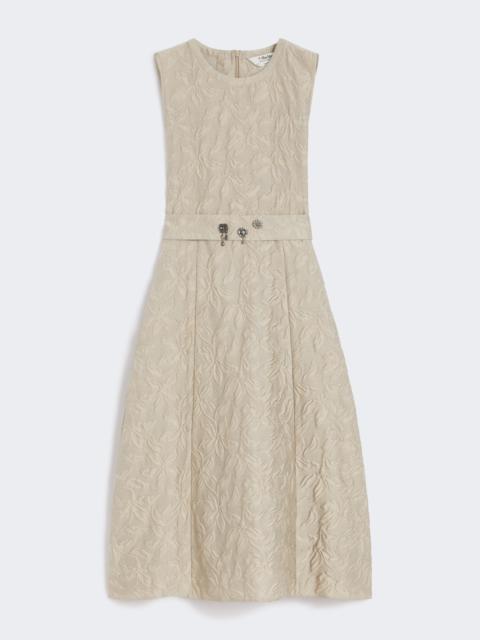 'S Max Mara FIABA Belted jacquard dress