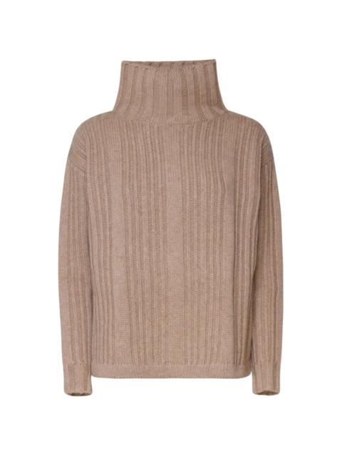 ribbed-knit jumper