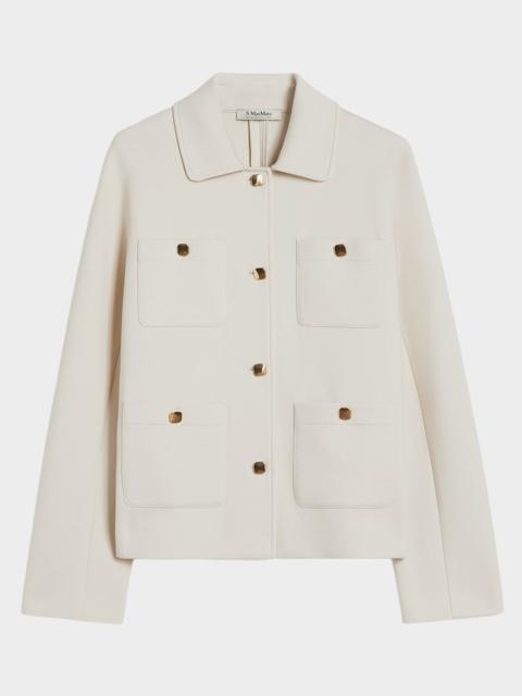 Max Mara Armonioso Scuba Jersey Boxy Jacket
