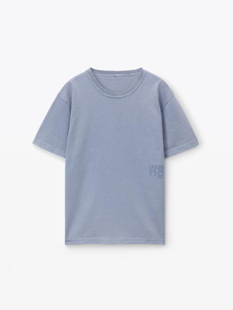 puff logo tee in essential cotton jersey