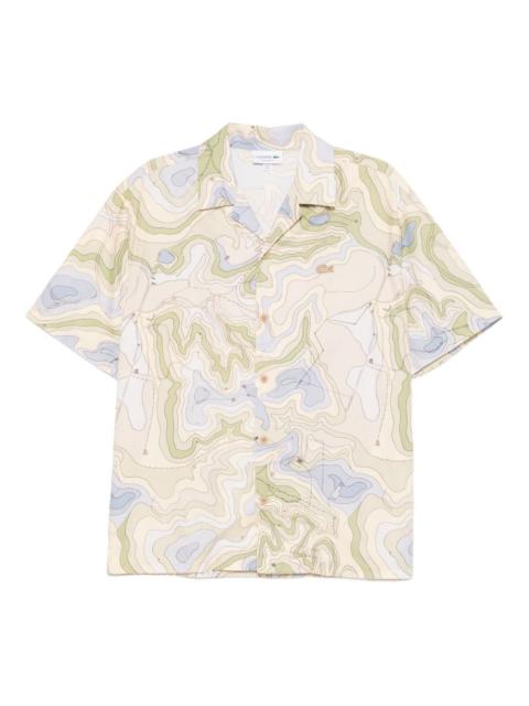 LACOSTE logo-embroidered shirt