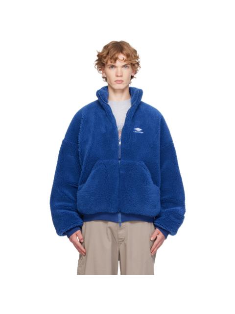 BALENCIAGA Blue Zip-Up Jacket