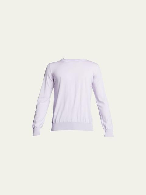 Brioni Men's Sustainable Wool Crewneck Sweater