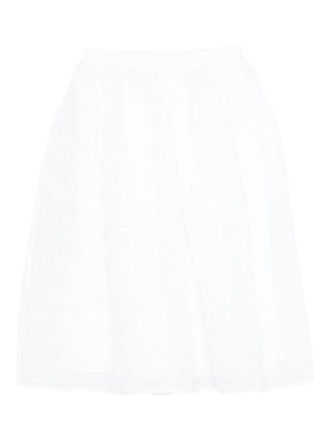 CECILIE BAHNSEN white midi skirt