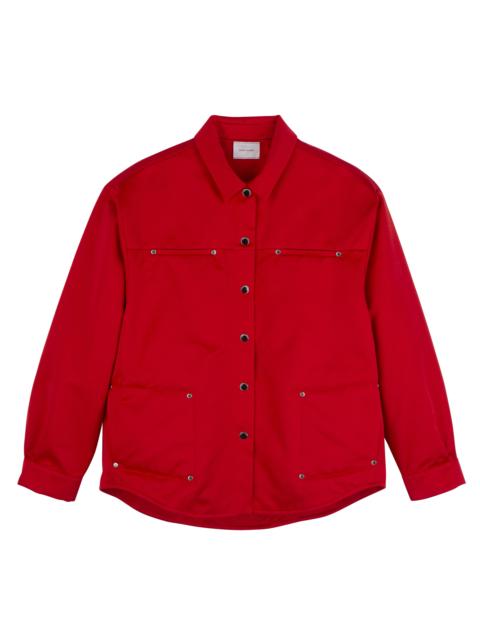 Longchamp Shirt Red - Techno satin