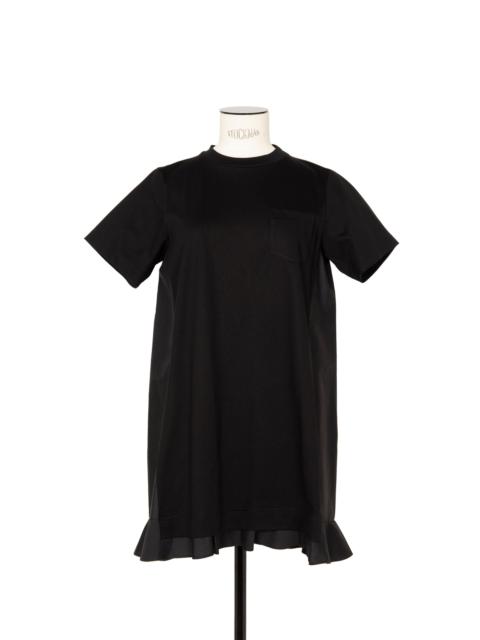 Cotton Poplin x Cotton Jersey Dress