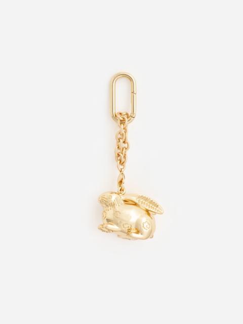 self-portrait Gold Crystal Bunny Charm