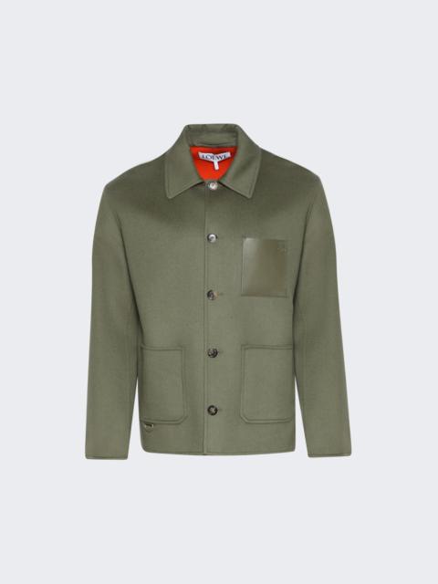 Loewe Workwear Jacket Green And Orange