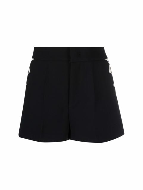 REDValentino scalloped pocket shorts