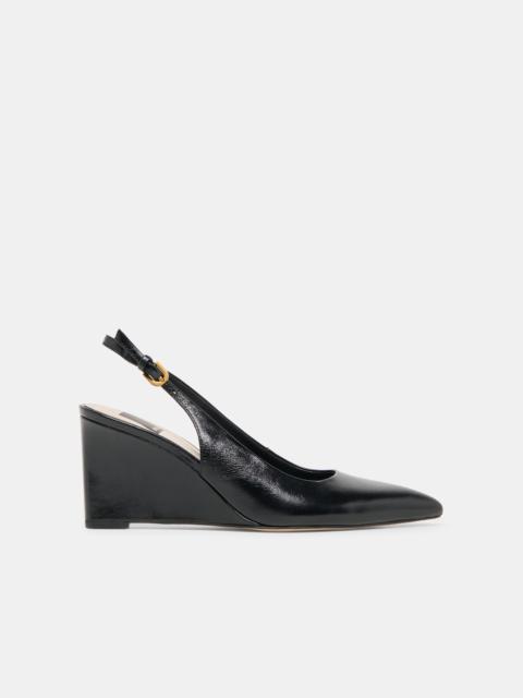 dolce vita EVELAN WEDGES BLACK LEATHER