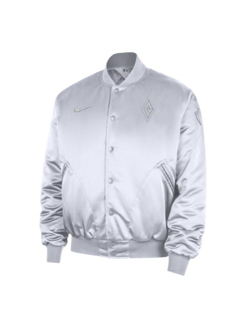 Nike Nike Las Vegas Aces WNBA Game Jacket 'White Metallic Silver' HV9304-100