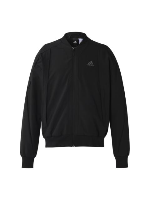 adidas Th Wv Warmbomb Solid Color Logo aviator Jacket Black H38398