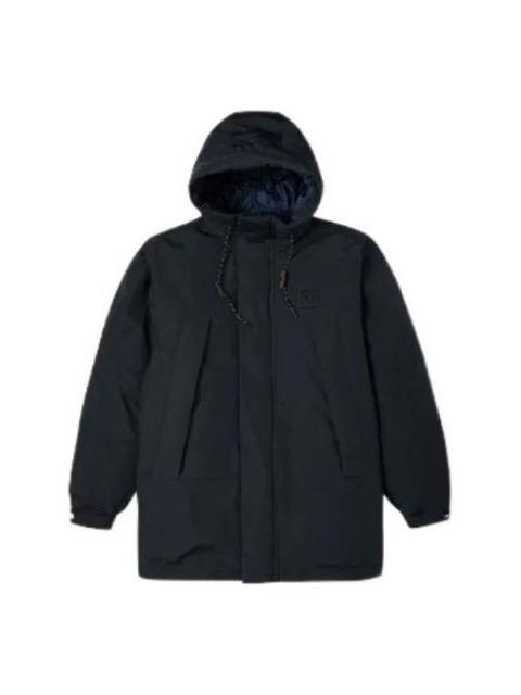 Converse Premium Mid Down Hooded Jacket 'Black' 10023775-A03