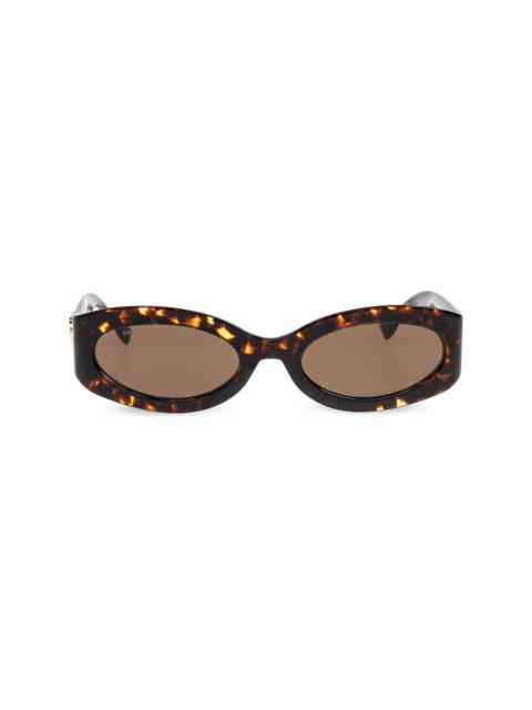 DSQUARED2 oval-frame tortoiseshell sunglasses
