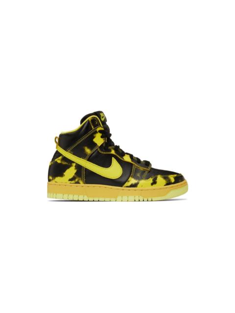 Nike 덩크 높은 1985 "황색산 워시"스니커