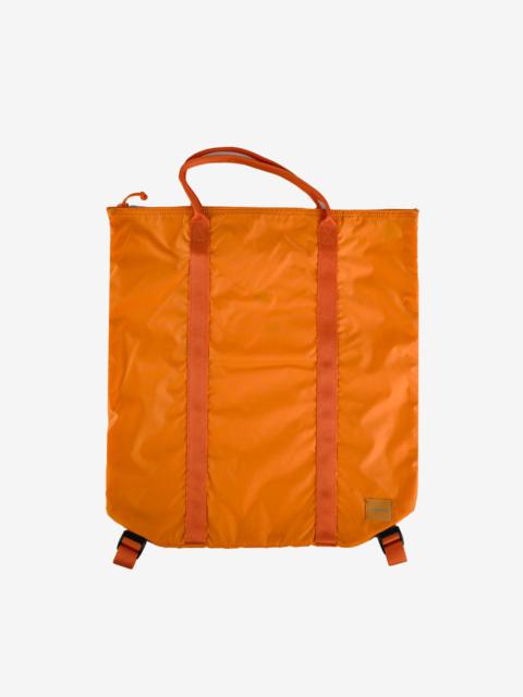 Iron Heart POR-FLEX-TOTE-ORA Porter - Yoshida & Co. - Flex 2Way Tote Bag - Orange