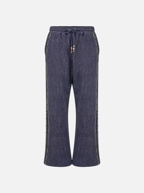 CAMILLA STRAIGHT LEG TRACK PANT CLOAKED IN BAROQUE