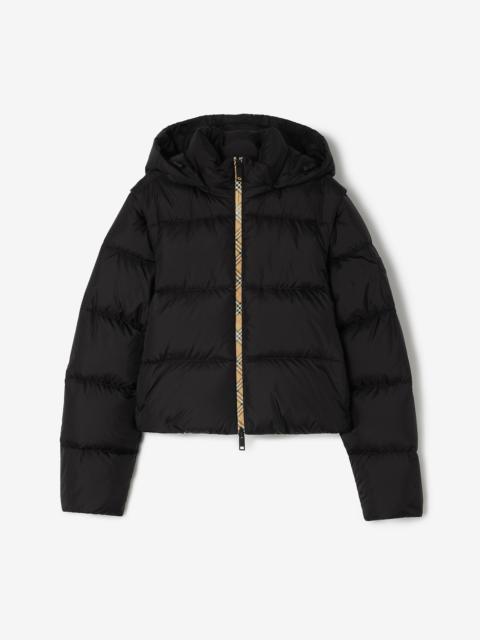 Burberry Detachable Sleeve Nylon Langdale Puffer Jacket