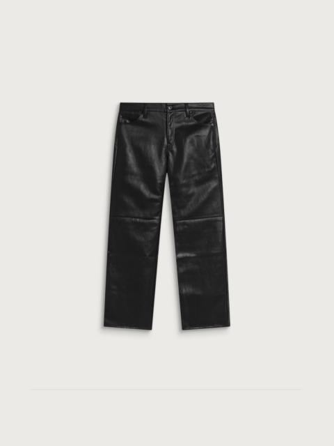 GOOD AMERICAN Good American Better Than Leather Low Rise Flare