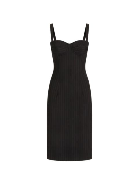 Dolce & Gabbana pinstripe wool dress