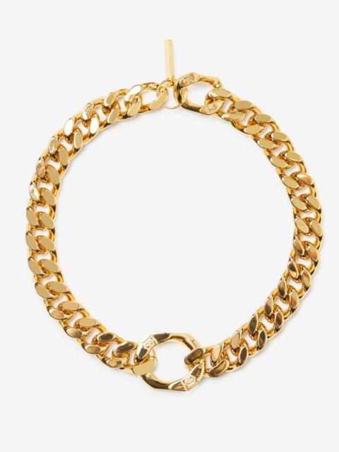 Burberry Gold-plated Chain-link Necklace